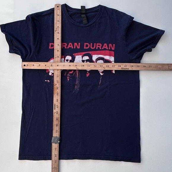 Duran Duran Future Past USA Canada 2021 Tour T Shirt Navy Blue Size Men’s Medium - Picture 5 of 6